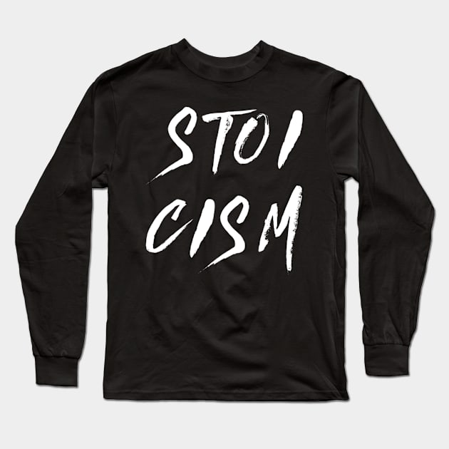 Stoicism Long Sleeve T-Shirt by StoicChimp